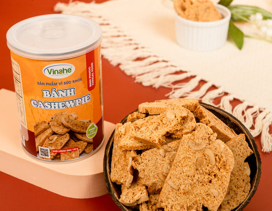 Bánh Cashewpie 130gr (lon)