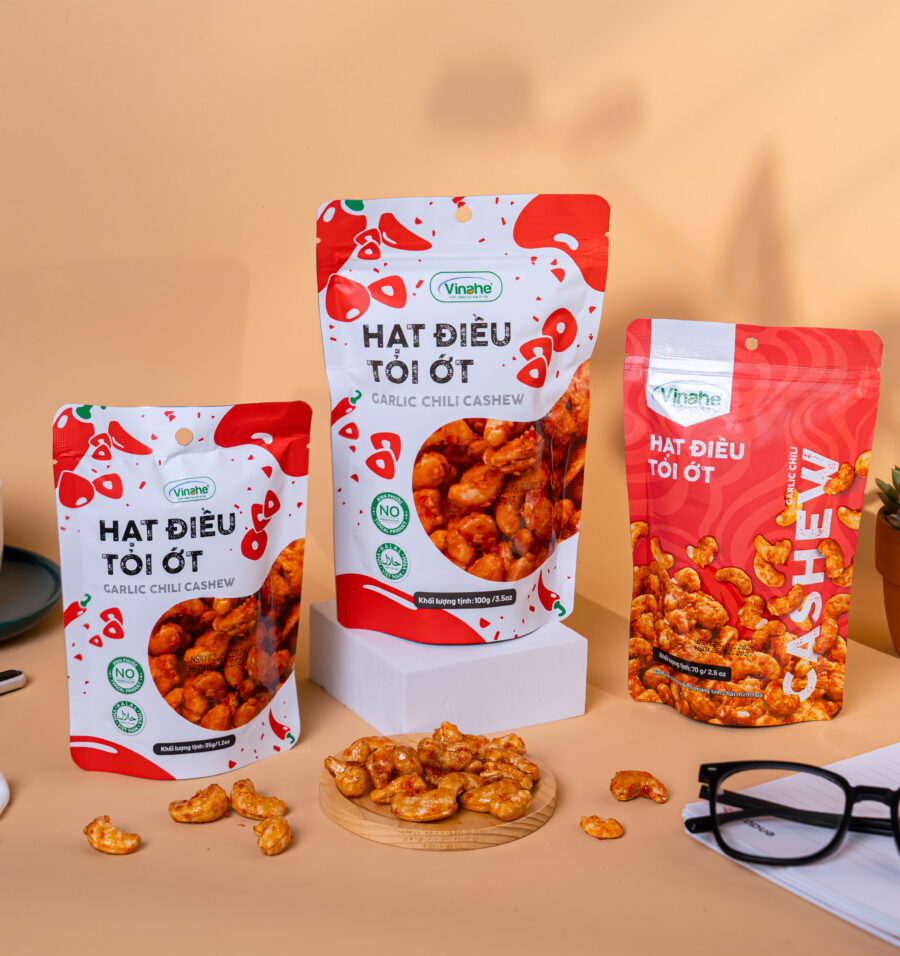 Hạt Điều Tỏi Ớt 100g (gói)