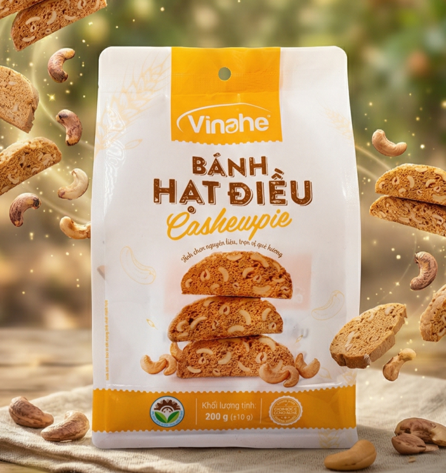 Bánh Cashewpie 200gr (gói)