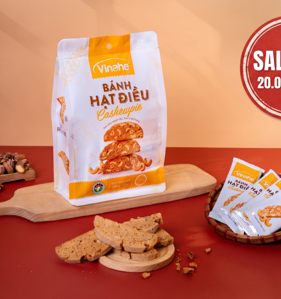 Bánh Cashewpie 200gr (gói)